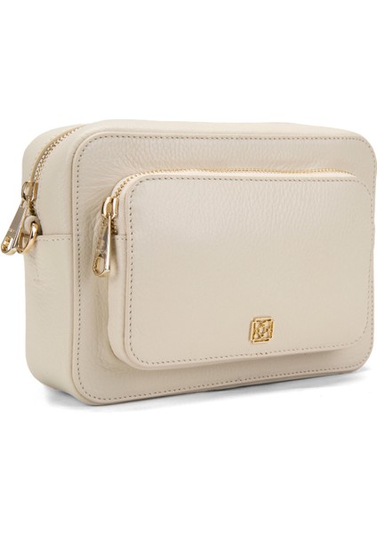 Bingo Bej Kadın Deri Omuz Çantası fırsatları