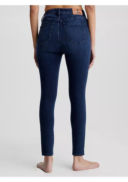 Kadın Yüksel Bel Süper Skinny Ankle Jean - Lacivert