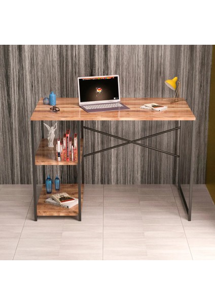 ÇALIŞMA MASASI YANDAN RAFLI ATLANTİK ÇAM modelleri