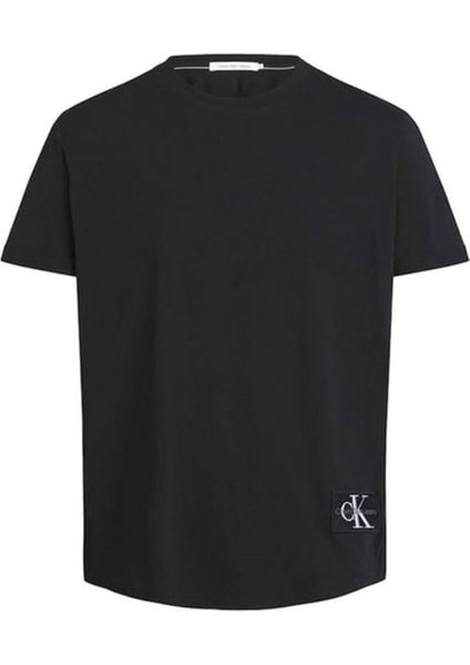 Erkek Calvin Klein Jeans Badge Turn T-Shirt - Siyah indirimleri