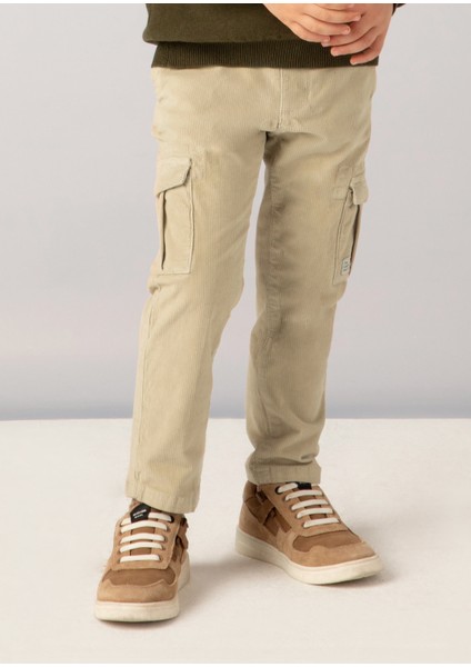 Erkek Çocuk Kadife Kargo Pantolon Bej fiyatları