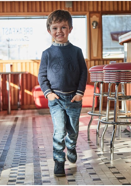 Erkek Çocuk Denım Pantalon Mavi