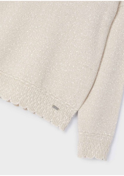 Kız Çocuk Kazak - Beyaz fiyatları