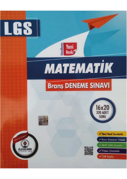 8. Sınıf Lgs Özdebir Branş Deneme Seti
