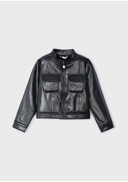 Kız Çocuk Mont Siyah