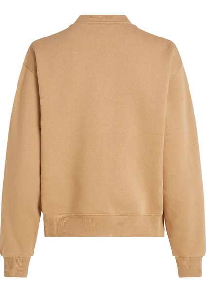 Kadın Mdrn Reg Corp Logo C-Nk Swtshrt Sweatshirt - Camel