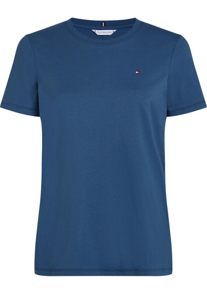 Kadın Modern Regular C-Nk Ss Tişört-Lacivert