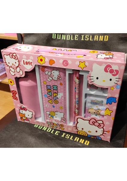 Hello Kitty Figürlü Büyük Kırtasiye Seti