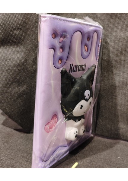 Kuromi 3D Kapaklı Cilltli Çizgili Defter fiyatları