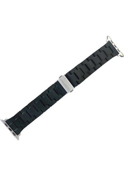 Apple Watch Reçine Kordon ( Seri 10 - 46 mm Uyumlu) Mat Siyah fiyatları