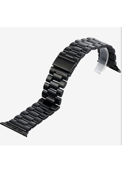 Apple Watch Paslanmaz Çelik Kordon ( Seri 10 - 42 mm Uyumlu) Siyah fiyatları