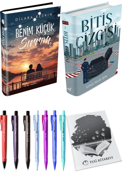 Bitiş Çizgisi Ciltli ve Ephesus Benim Küçük Sırrım 2 Ciltli Dilara Keskin 2li Set