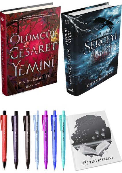 Serçeyi Öldürmek 2 Ciltli ve Ölümcül Cesaret Yemini Ciltli Brigid Kemmerer 2li Set