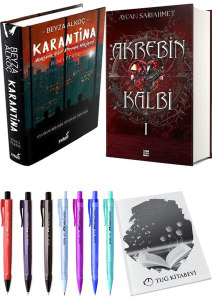 Akrebin Kalbi 1 Ciltli ve Karantina 2 Ciltli Beyza Alkoç 2li Set