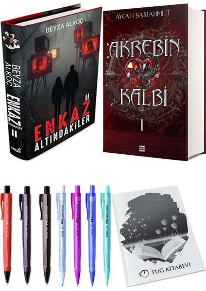 Akrebin Kalbi 1 Ciltli ve Enkaz Altındakiler 2 Ciltli Beyza Alkoç 2li Set