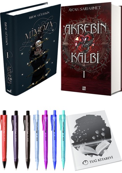 Akrebin Kalbi 1 Ciltli ve Mimoza Ciltli Işılsu Gültekin 2li Set