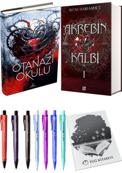 Akrebin Kalbi 1 Ciltli ve Ephesus Ötanazi Okulu 4 Ciltli Maral Atmaca 2li Set