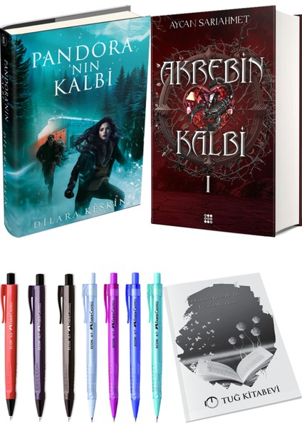 Akrebin Kalbi 1 Ciltli ve Ephesus Pandora'nın Kalbi 2 Ciltli Dilara Keskin 2li Set