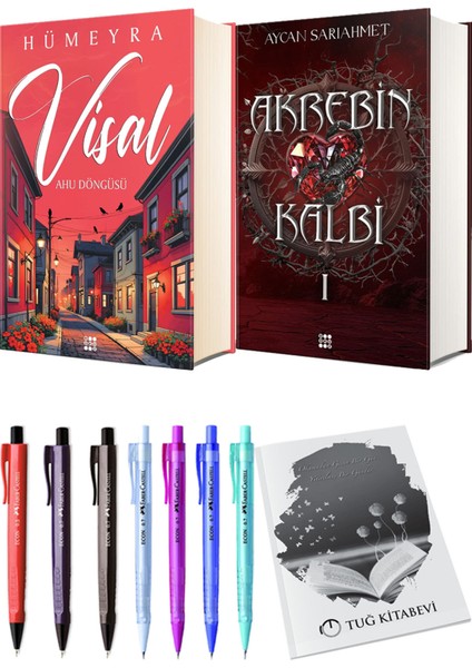 Akrebin Kalbi 1 Ciltli ve Visal Ahu Döngüsü Ciltli Hümeyra 2li Set