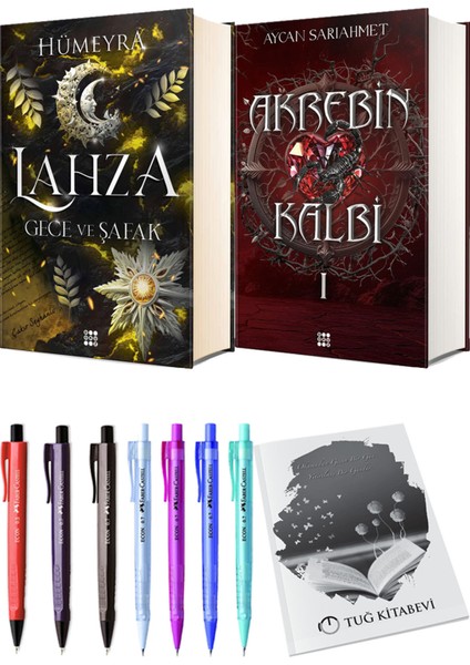 Akrebin Kalbi 1 Ciltli ve Lahza 3 Gece ve Şafak Ciltli Hümeyra 2li Set