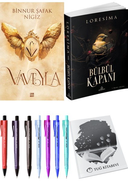 Bülbül Kapanı 1 ve Dokuz Yayınları Vaveyla 1 Sönmüş Binnur Şafak Nigiz 2li Set