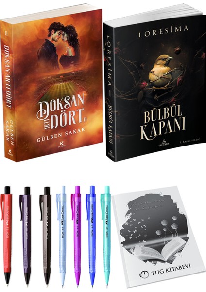 Bülbül Kapanı 1 ve Doksan Artı Dört 2 Gülben Sakar 2li Set