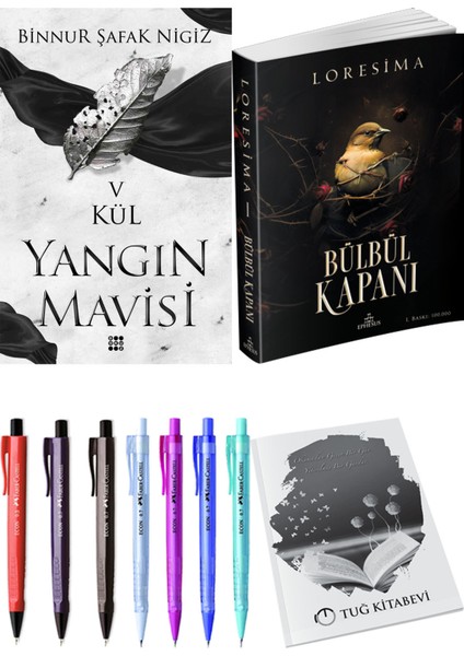 Bülbül Kapanı 1 ve Dokuz Yayınları Yangın Mavisi 5 Kül Binnur Şafak Nigiz