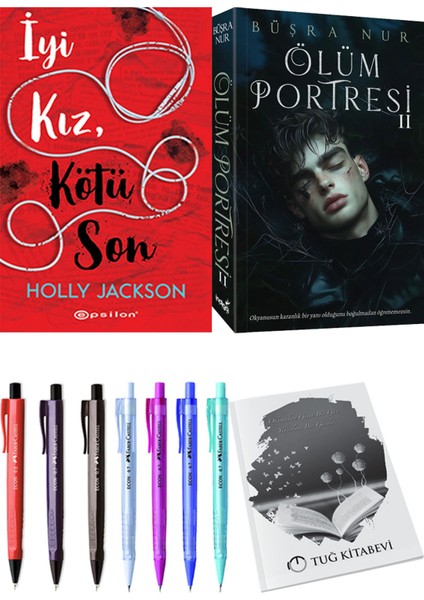 Ölüm Portresi 2 ve Epsilon Yayınevi Iyi Kız Kötü Son Holly Jackson 2li Set