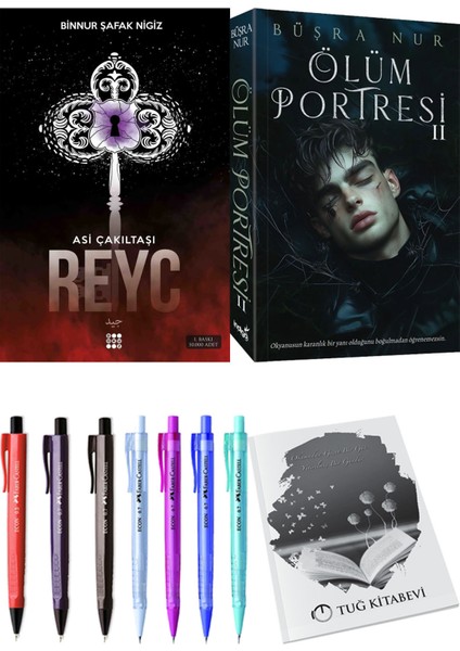 Ölüm Portresi 2 ve Dokuz Yayınları Asi Çakıltaşı 2 Reyc Binnur Şafak Nigiz 2li Set