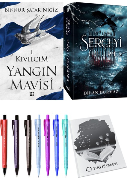 Serçeyi Öldürmek 2 ve Dokuz Yayınları Yangın Mavisi 1 Kıvılcım Binnur Şafak Nigiz