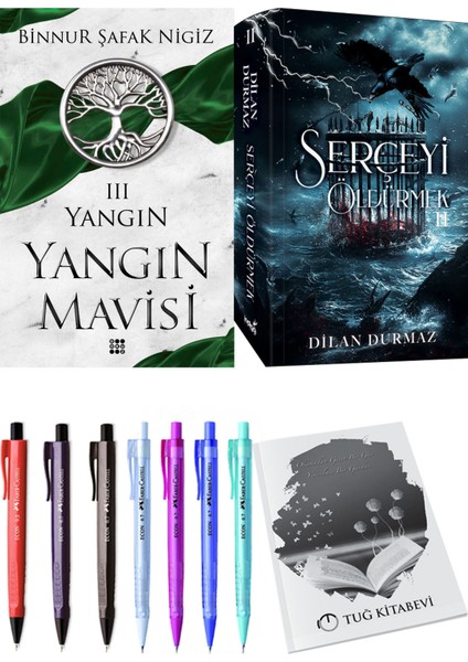 Serçeyi Öldürmek 2 ve Dokuz Yayınları Yangın Mavisi 3 Yangın Binnur Şafak Nigiz