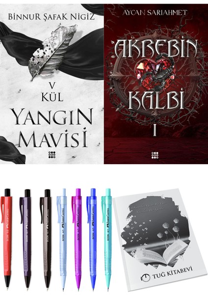 Akrebin Kalbi 1 ve Dokuz Yayınları Yangın Mavisi 5 Kül Binnur Şafak Nigiz