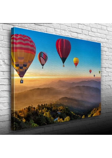 Sıcak Hava Balonları Kanvas Tablo 50 X 70