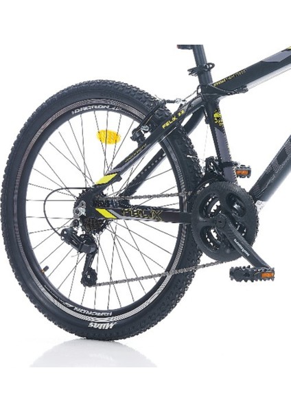 Felix 3.2 24'' Jant Dağ Bisikleti - Siyah-Sarı, 21 Vites, 36 cm Alüminyum Kadro modelleri
