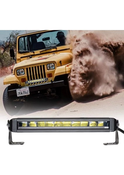 Offroad Sis Lambası Beyaz 50W 30,5 cm Beyaz-Sarı Gündüz Ledli 12-36V Adet / LASS360