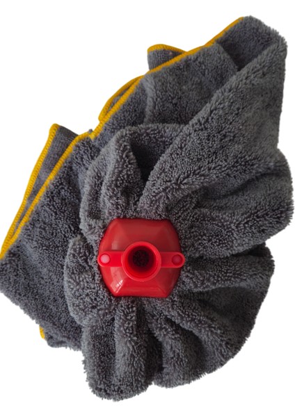 Nazlı Süper Emici Yer Kurulama Mop Bezi (Gri) - 265 Gsm 55X105 cm | Yedek Mop Ucu