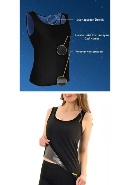 Yeni Clez Termal Sauna Atlet ( Xxxl ) Neotex Terletme Atleti Kampanya