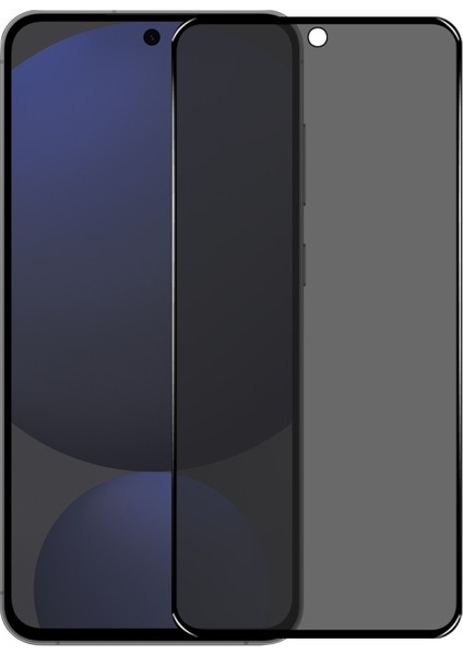 Samsung Galaxy S24 Fe ile Uyumlu Hayalet Privacy Gizlilik Filtreli Tam Kaplayan Cam Ekran Koruyucu