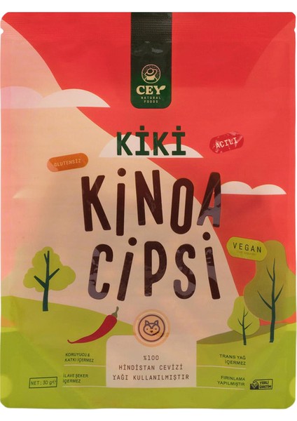 Cey Natural Foods Kiki Acılı Kinoa Cipsi 30 G