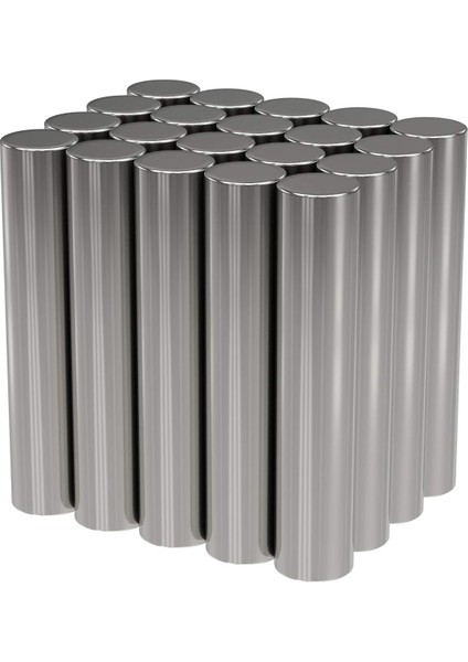 Çubuk Mıknatıs Neodyum Çubuk Mıknatıs D5X25MM ( 5mm Çap - 25 mm Uzunluk )