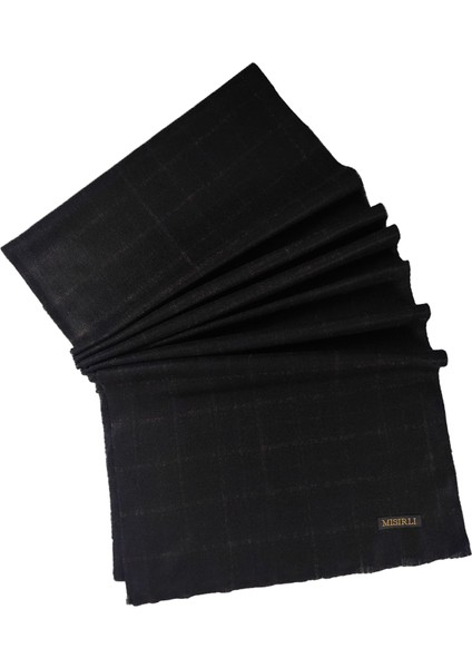 Mısırlı Eşarp Erkek Yün Ekose Kaşkol ( Atkı )