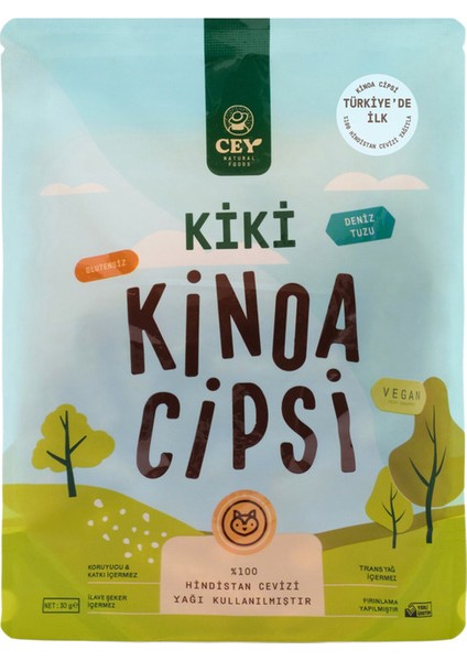 Cey Natural Foods Kiki Deniz Tuzu Kinoa Cipsi 30 G