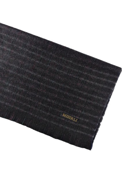 Mısırlı Eşarp Erkek Yün Çizgili Kaşkol ( Atkı ) modelleri