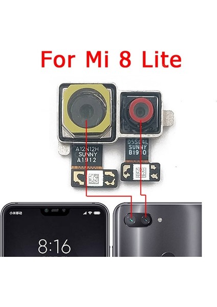 Xiaomi Mi 8 Lite Arka Kamera Orj