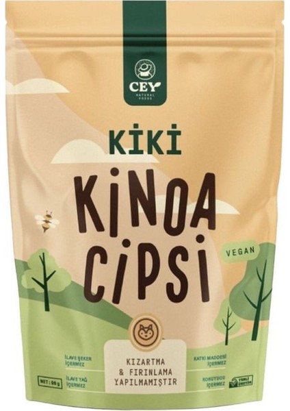 Cey Natural Foods Cey Natural Kiki Kinoa Cipsi 80 G