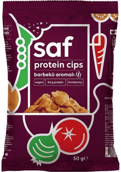 Barbekü Aromalı Protein Cips 50G