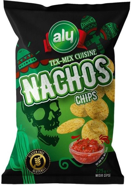 Nachos Cips Glutensiz 225G