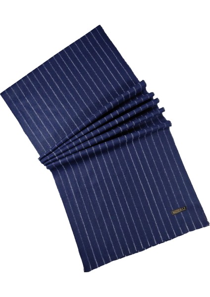 Mısırlı Eşarp Erkek Yün Çizgili Kaşkol ( Atkı )