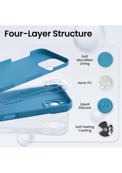 iPhone 16 Pro Kılıf Kamera Korumalı Lansman Silikon Kapak