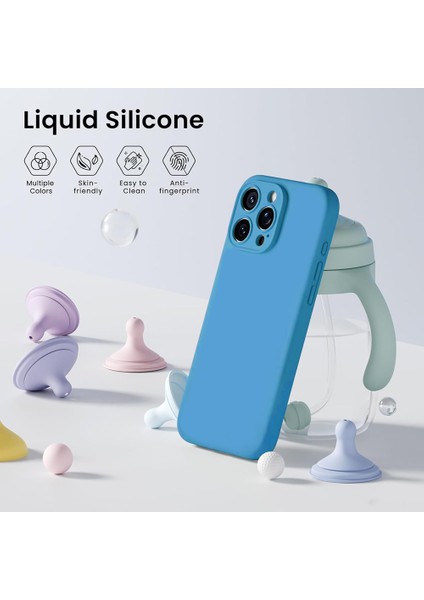 iPhone 16 Pro Kılıf Kamera Korumalı Lansman Silikon Kapak